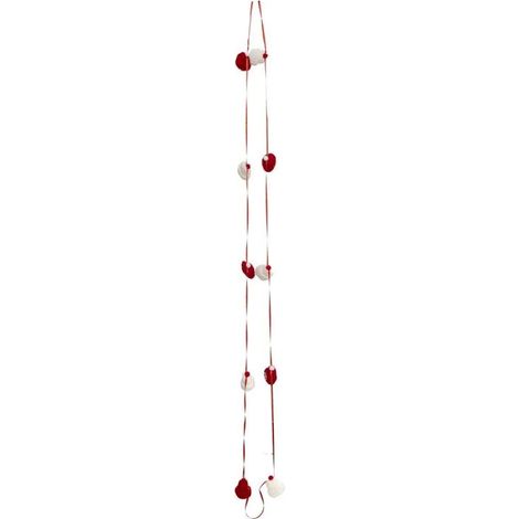 Paris Prix - Guirlande De Noël délices Des Fêtes 3x200cm Rouge (1/3)