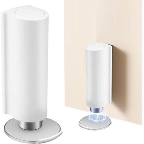 Bloc Porte Aimanté, Butée De Porte Magnétique, Bloc Porte Intérieur, Stop Porte, Sans Percage Acier Inoxydable Invisible, pour Portes Intérieures Maison, Bureau Et Salle De Bain (1/5)