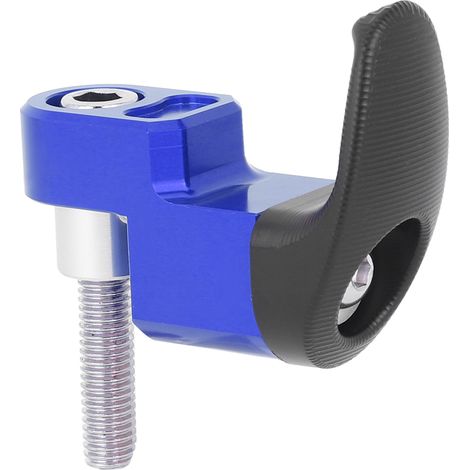 Support Moto Aluminium Crochet Casque Porte-Bagages Compatible Honda PCX125 PCX150 Bleu (1/3)