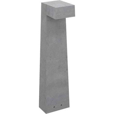 Leds-C4 Simenti - Borne d'extérieur LED gris clair IP65 (1/2)
