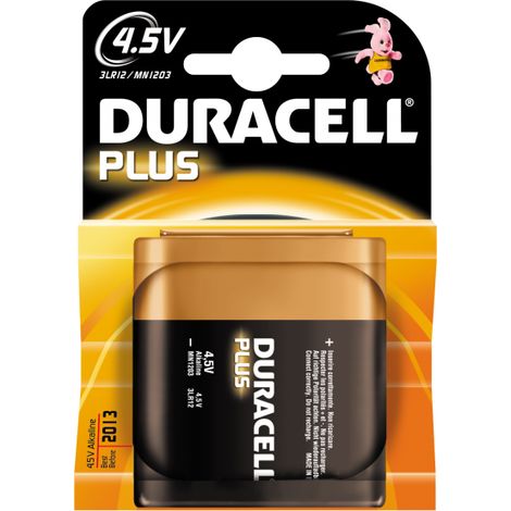 1 pile 3LR12 4.5V Duracell Plus sous blister