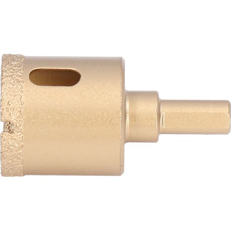35-mm-Diamantkernbohrer mit Lötverbindung für Fliesen, Glas, Granit, Marmor, Porzellan, Hohllochsäge (1/5)