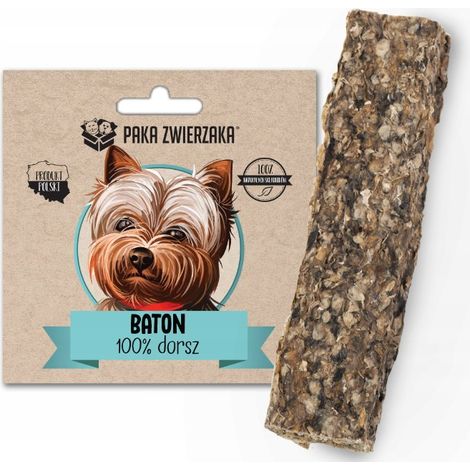 Pet Paka Hundebar 28 g – Riegel aus 100 % Kabeljau