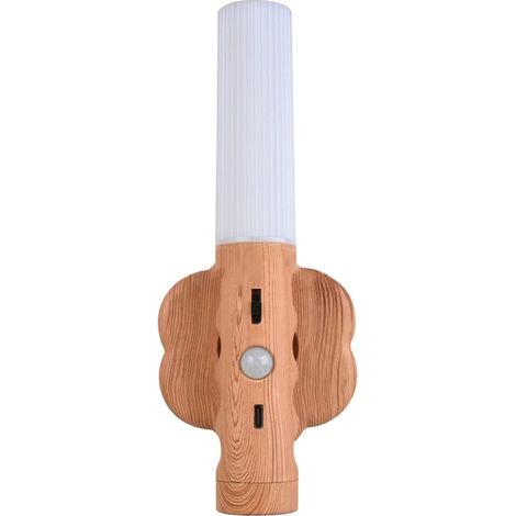Lámpara de noche LED 1 en 1 con sensor de movimiento, luz de pared magnética, linterna recargable, lámpara de mesa, luz para pasillo y escaleras, lámpara de camping.
