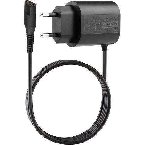 12V 0.4A Chargeur pour Braun Rasoir Séries 9/7/6/5/4/3/2/1 1M Électrique Câble d’Alimentation de Remplacement Cordon de Recharge Adaptateur pour Braun (1/5)
