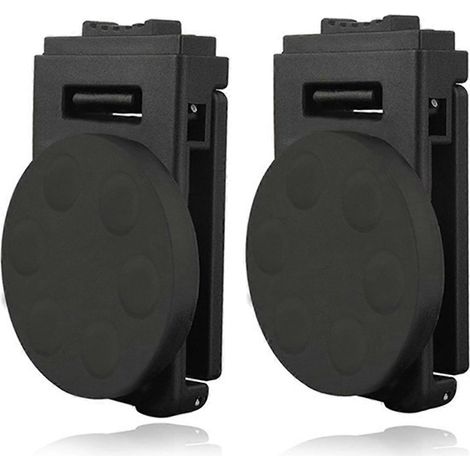Set mit 3 magnetischen Werkzeuggürtelclips, magnetischer Werkzeughalter für den Gürtel, schwarz (1/5)