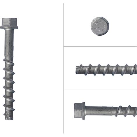 Betonschrauben Verzinkt M8 x 100 mm Sechskantkopf SW13 - Karton a (1/2)