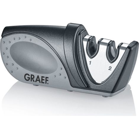Graef Piccolo Afilador de cuchillos compacto negro y gris (1/2)