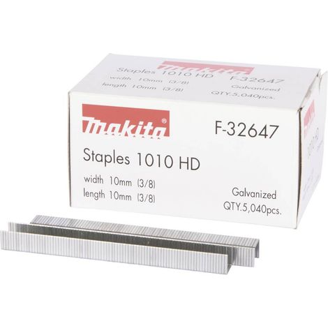 Makita F-32647 Graffette 5040 pz. Dimensioni (L x L) 10 mm x 10 mm