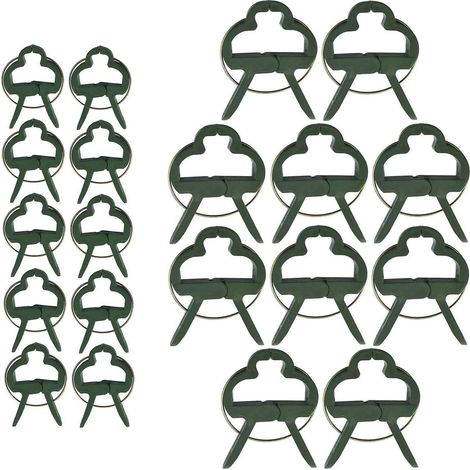 Lot de 60 pinces de jardinage pour plantes grimpantes et tomates, en 2 tailles (1/5)