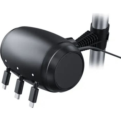 Siège arrière rétractable 3-en-1 avec prise USB pour voiture – Compatible iPhone, Samsung et tous smartphones – Pour taxi et VTC (1/5)