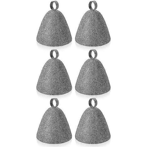 Online Store - Lot de 6 bonnets de sauna en feutre, protection de la tête et bonnet absorbant pour sauna, douche, bain et hammam. (1/5)