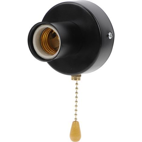 Support Lampe Murale Avec Interrupteur De Traction Chaîne Pour Lampe De Chevet Lecture Facile À Installer Décoration Intérieure 3 2 virgule 76 7 5 cm (1/4)