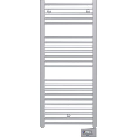 Sèche-serviette électrique FARHO Nova Digital 500W, H1182 x l.500 mm chrome, garantie 10 ans (1/5)