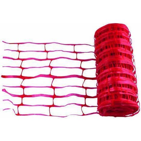 Grillage avertisseur rouge 25 ml par 30 cm - jardiboutique