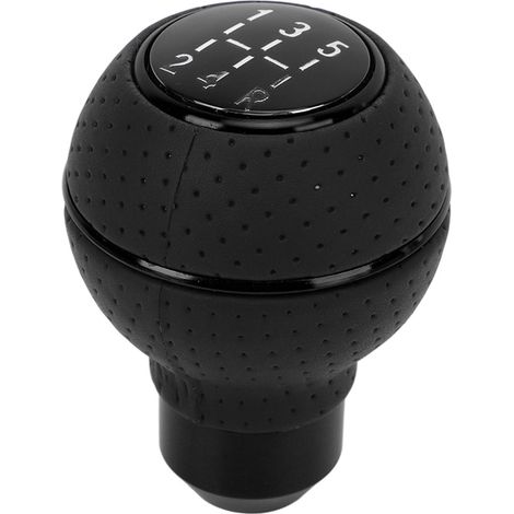 Levier de vitesse 5 rapports M8 M10 M11 M12 universel en aluminium pour voiture boîte manuelle pommeau noir (1/5)