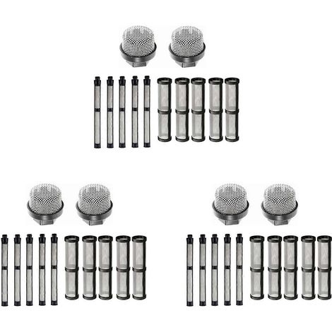 3 filtres pour pulvérisateurs sans air Graco 390, 395, 490, 495, 595 et 3400 (références 246385, 246384 et 287032). (1/5)