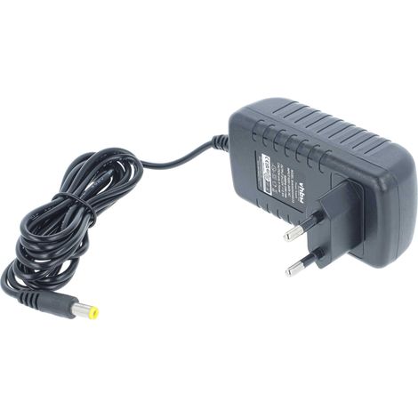 vhbw Alimentatore sostituisce Fakir 513075003, 3075100 per stazione di ricarica - 140 cm lunghezza cavo nero (1/5)