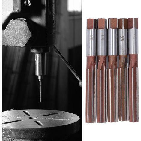 Amerikanische Handreibahle, rotbrauner 9SiCr-Stahl, amerikanische Standardreibahle, 5/8" (1/5)