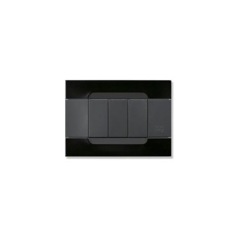 Placca Kadra Metallo Nero Universo 4M ( URMET cod. 10904.54 )