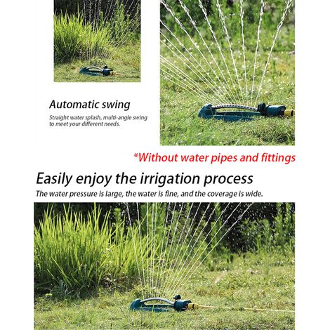 Arroseur Oscillant Automatique pour Pelouse et Jardin - Outil d'Irrigation Forestière (1/5)