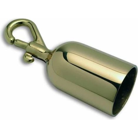 Naissance mousqueton laiton poli verni pour Corde Diamètre 32 mm