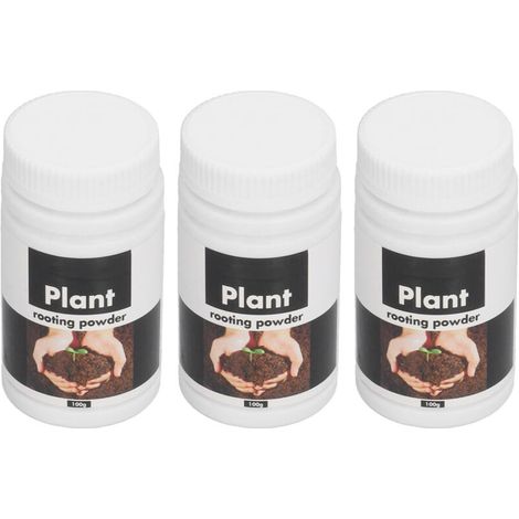 3PCS Poudre d'enracinement 3.5oz avec acides aminés pour plantes et fruits, hormone de bouturage pour jardin domestique