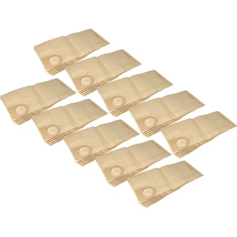 vhbw 50x Staubbeutel kompatibel mit Bosch PAS 1000 GAS 1000 RF, GAS 1000 RF Professional Staubsauger - 23,5cm x 22cm Sandfarben (1/5)
