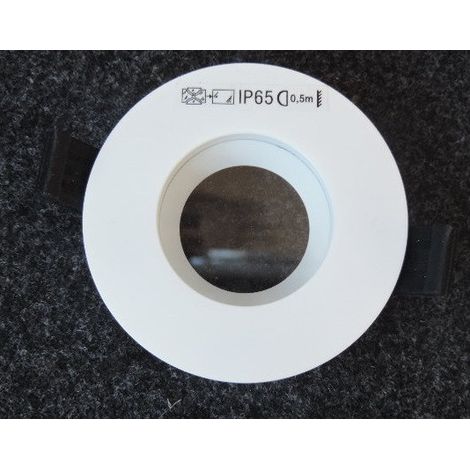 Spot encastré alu blanc rond Ø 93mm fixe pour module Play LEDS C4 (1/2)