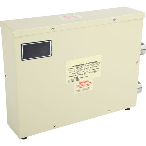 220V Elektro-Warmwasserbereiter 5,5kW Thermostat-Heizgerät für Schwimmbad, Whirlpool und Spa (1/5)