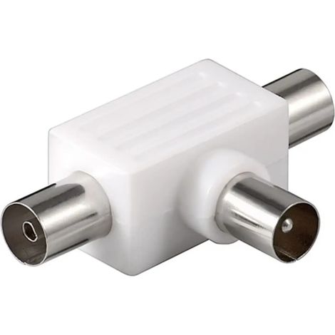 adattatore antenna tv splitter tripla da spina a doppia presa 9.5 mm