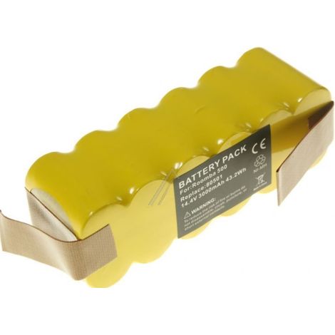 Irobot – Batterie XLife 14V 3000mAh pour Roomba série 500, 600, 700, 800 – Longue durée de vie – Compatible Scooba 450 (1/6)