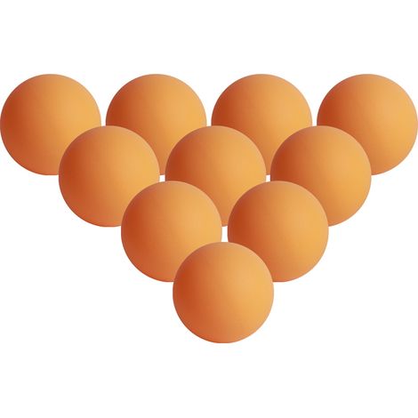 Lot de 10 balles de ping-pong sans couture, jaunes, en ABS biodégradable, pour plus de 40 matchs. (1/5)