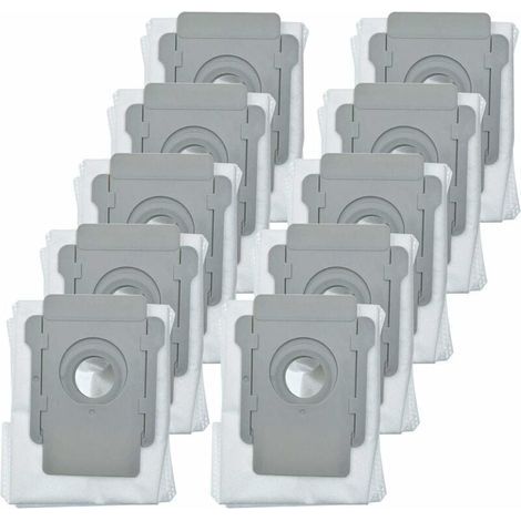 10 Packungen Staubsaugerbeutel für Irobot Roomba I7 I7+/Plus (7550) I3+ (3550) I4+(4552) I6+ (6550) I8+ (8550) S9+ (9550) I&S Series Clean Base Automatische Schmutzentsorgungsbeutel (1/5)