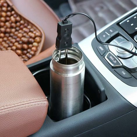 Thermoplongeur électrique 12V/24V – Puissance 120W-140W – Anti-corrosion – Pour camping et trajets sans conducteur (1/5)