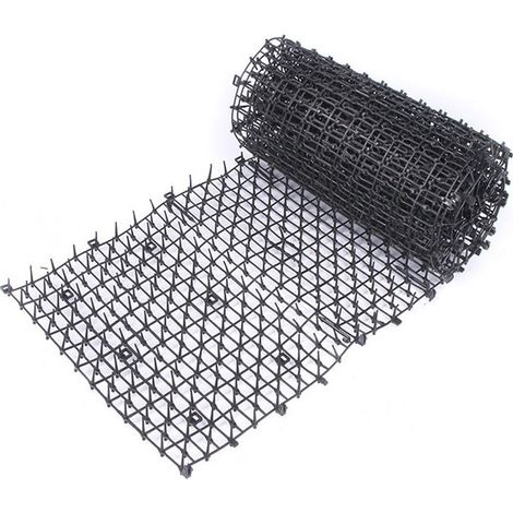 Anti-Chat avec Pointes, Grille Tapis Anti-Chat Anti-Chiens, Pointes Répulsif Dissuasif pour Chat Chien Animal, Pic Anti-Chat Anti-Chat avec Pointe pour Jardin, Clôtures, Canapé 45cmx2M