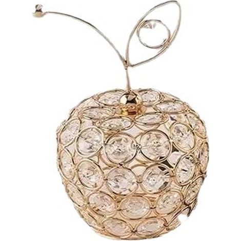 Escultura De Piña - Decoración De Mesa Con Soporte Para Vela - Hecha A Mano En Metal Y Cristal - Ideal Para Bodas Fiesta Navidad - Unidad (1/5)