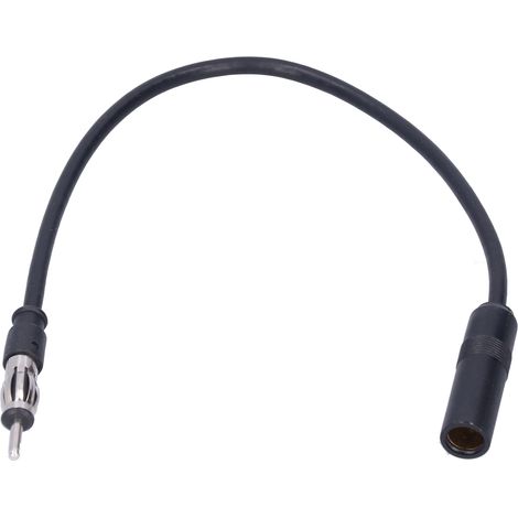 Eosnow Câble d'extension d'antenne Radio FM, accessoire universel Portable pour voiture noir