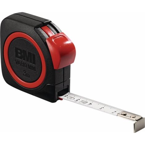 BMI  Rollbandmaß  VARIO  Mini  L.3m  B.10mm  mm/cm  EG  II  ABS  Automatic  -  411341120/10 (1/4)