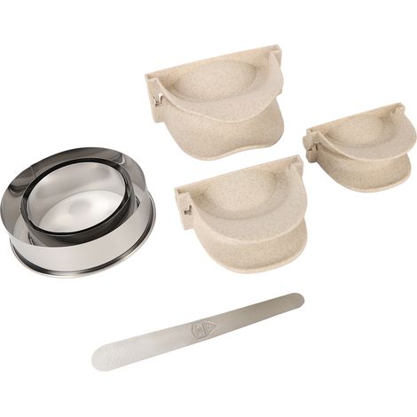 Presse à raviolis multifonction manuelle et sécurisée, outil de bricolage pour presser la pâte à raviolis de type A (1/5)