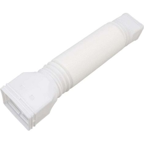 Extension de Tuyau de Descente de Gouttière, Extensions de Tuyau de Descente de Gouttière Flexible, Connecteur de Gouttière pour évacuation des Eaux de Pluie, (Blanc)