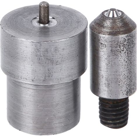 2 pièces Oeillet Die Moule Presse À Main Machine Œillet Perforateur Oeillet Die Moule Outil D'installation Manuel pour Bâches en Cuir(3mm) (1/5)