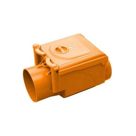 VALVOLA ANTIRIFLUSSO IN PVC ARANCIO MF Misura: Diam. 200