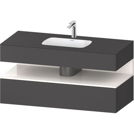 Lavabo empotrado Duravit Collection One con base de lavabo