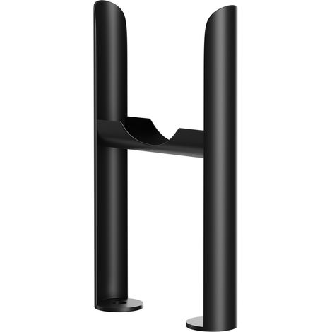 Colore Colosseum Matt Black Floor Mounting Feet for Triple Panel Radiators (1/5)