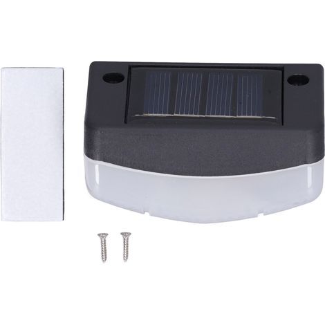 Solaire LED Escalier Lumière Extérieure Étanche Sans Fil IP65 Passerelle Lampes pour Jardin Pathway Patio Paysage Lumière blanche (1/5)