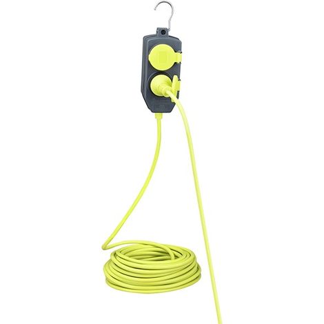 PROLUNGA CAVO VERDE 3G1.5 16A 4 PRESE - 15 M