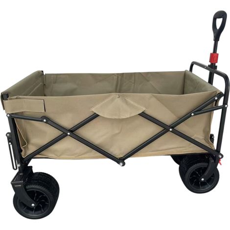 Fornorth Gartenwagen 115x61x105cm 100kg, beige
