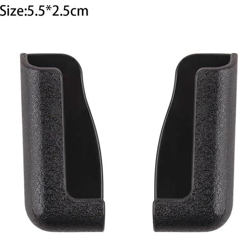 Support de téléphone universel en polypropylène pour tableau de bord de voiture – Support de téléphone portable multifonction pour accessoires de voiture et décoration Noir (1/5)