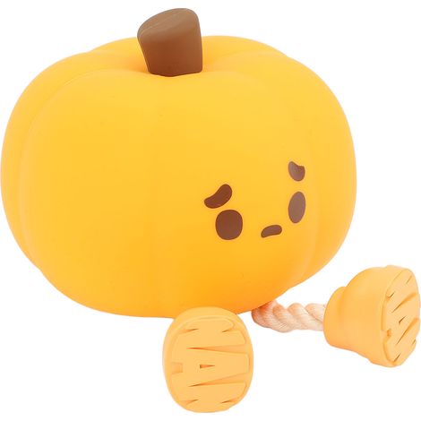 Veilleuse mignonne en forme de citrouille, rechargeable, à intensité variable et à commande tactile, idéale pour la chambre d'enfant. Parfaite pour la chambre à coucher ou la chambre d'enfant. (1/5)